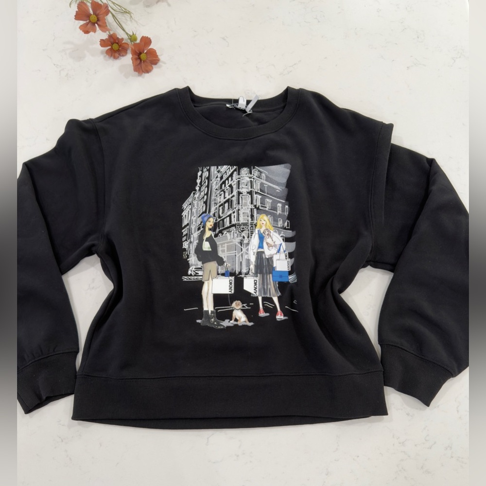 DKNY black sweater Sleek Black Apparel - Picture 5 of 10